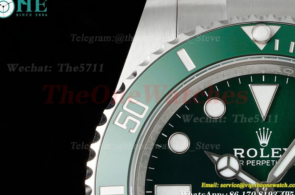 VS3135 SS 116610LV Hulk 40mm Green Submariner Dial ARF SS 0407